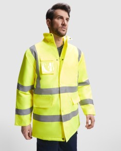 High-visibility quilted...