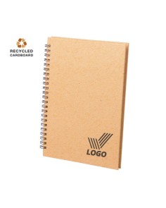 Carnet en carton recyclé 80 feuilles (16,6x21,7cm) - Gulliver