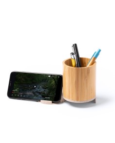Bamboo Pencil Holder with...
