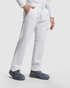 White work trousers made of... 2