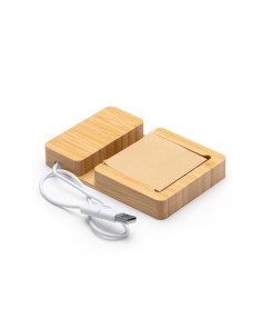 Port USB de bambú amb 4...