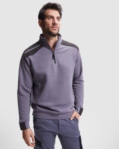 Half-zip sweatshirt in...
