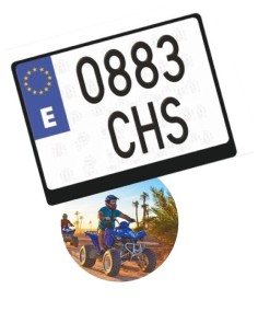 CUSTOMIZED QUAD LICENSE HOLDER 2