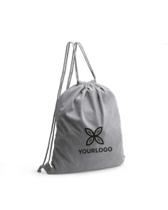 Sac à dos à cordon avec tissu en velours côtelé personnalisé