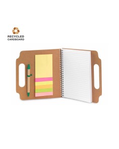 Bloc Notas adhesivas con libreta y bolígrafo - Makron