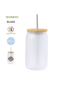 Sublimation Jar with Bamboo...