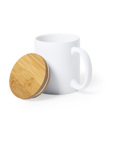 White matte mug with... 2