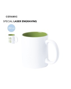 Taza de Ceramica bicolor...